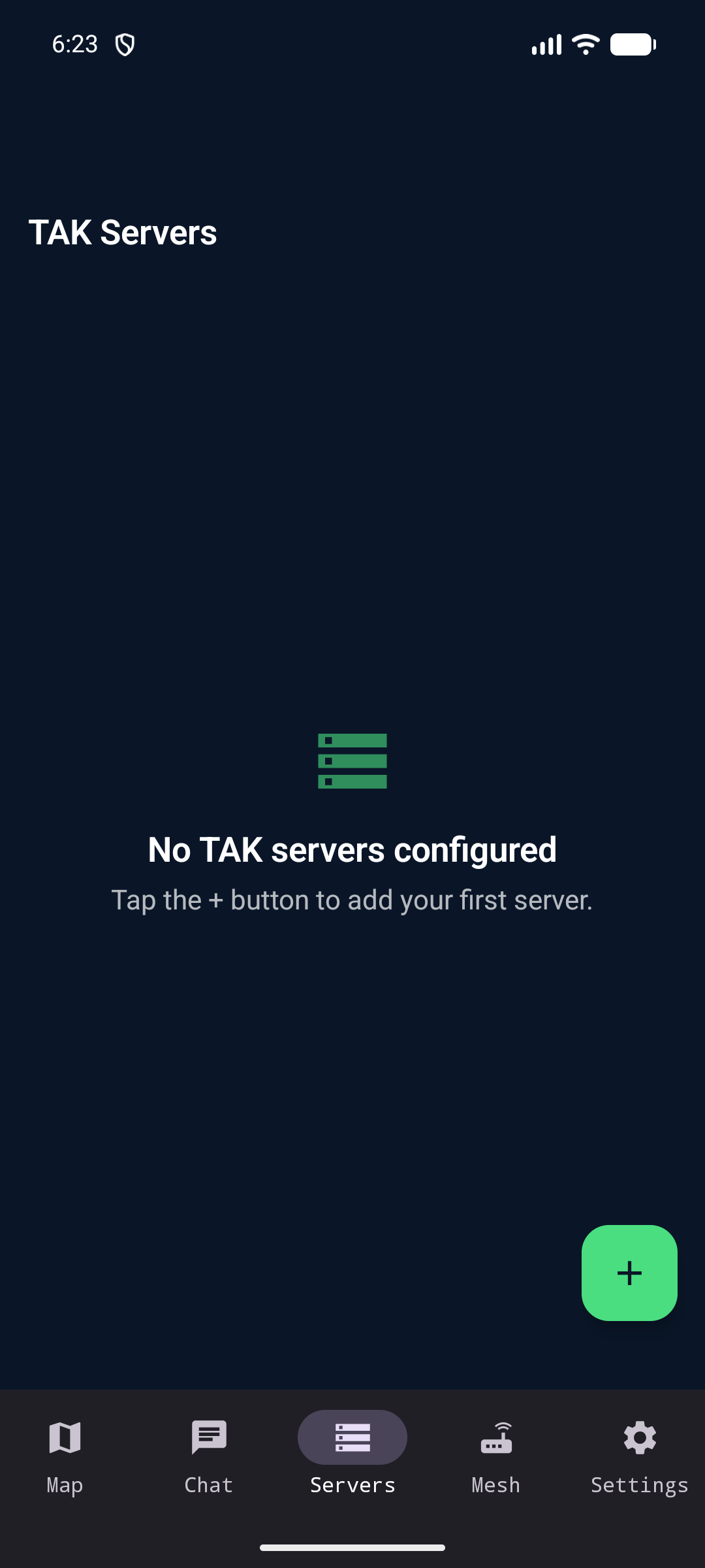 OmniTAK multi-server connection list